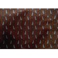 thumbnail image 4 of oneOone Cotton Silk Fabric Leaves & Paisley Block Print Fabric By The Yard 42 Inch Wide, 4 of 4