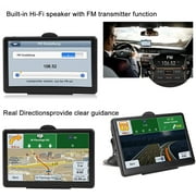 7-Inch Touch Screen GPS Navigation for Car, Truck and RV with 2025 Maps - Speed and Red Light Warning Alerts - Free Lifetime Map Updates