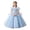 Dress01-Blue, variant on Girls Princess Dress Sequin Puff Short Sleeve Sheer Mesh Tiered Pageant Gown Embroidery Ruffle Cute Dress for Flower Girl Wedding Birthday Party 3-14Y