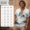 thumbnail image 6 of Tsovthrid Ink-Wash Mountain Print Linen-Like Matchable Couple Men Short Sleeve Shirt Women Sleeveless Sundresses Summer Boho Shirt Dress with Pockets Travel Outfit for Husband and Wife, S, 6 of 7