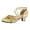 Gold, variant on Women High Heels Latin Dance Shoes Ballroom Sandals Performance Footwear Soft Flexible High Heel For Tango Dance Practice ,Us Size:8.5