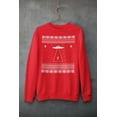 thumbnail image 5 of Alien Beam Red Crew Neck Sweatshirt, 5 of 6