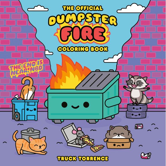 The Official Dumpster Fire Coloring Book (Paperback)
