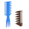 thumbnail image 1 of Peinetas Para El Cabello De 2 Piezas Para Tinte / Sección / Coloración / Resaltado / Microbraiding, 1 of 9
