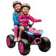 thumbnail image 1 of Qaba 24V 2-Seater Ride On Car for Kids with Suspension Wheels, Pink, 1 of 10