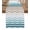 Brown Turquoise, variant on Teal Brown Ombre Table Runner 36 Inches, Modern Art Gradient White Geometric Bed Runner Dresser Scarves Tabletop for Indoor Outdoor Parties/Ceremony/Banquet, 13"x 36"