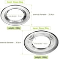 thumbnail image 2 of 2 Pieces 11 Inch and 12 Inch Steam Ring, Stainless Steel Steaming Ring Adapter Fits 8 to 12 inches Stock Pots, 2 of 7