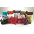 thumbnail image 2 of Sara's Garden Petal Decorative Throw Pillow. 17 Inch Square (Lime, Case+Insert), 2 of 2