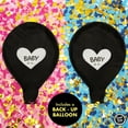 thumbnail image 2 of Baby Gender Reveal Balloon with Pink and Blue Heart Shape Confetti Packs for Boy or Girl, 2 Balloons, Jumbo 36 Inch, 2 of 6