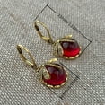 thumbnail image 2 of 2pcs/pair Vintage Dragonfly Earrings with Moonstone and Brass Glass Cabochon - Perfect Gift for Women and Men, 2 of 5