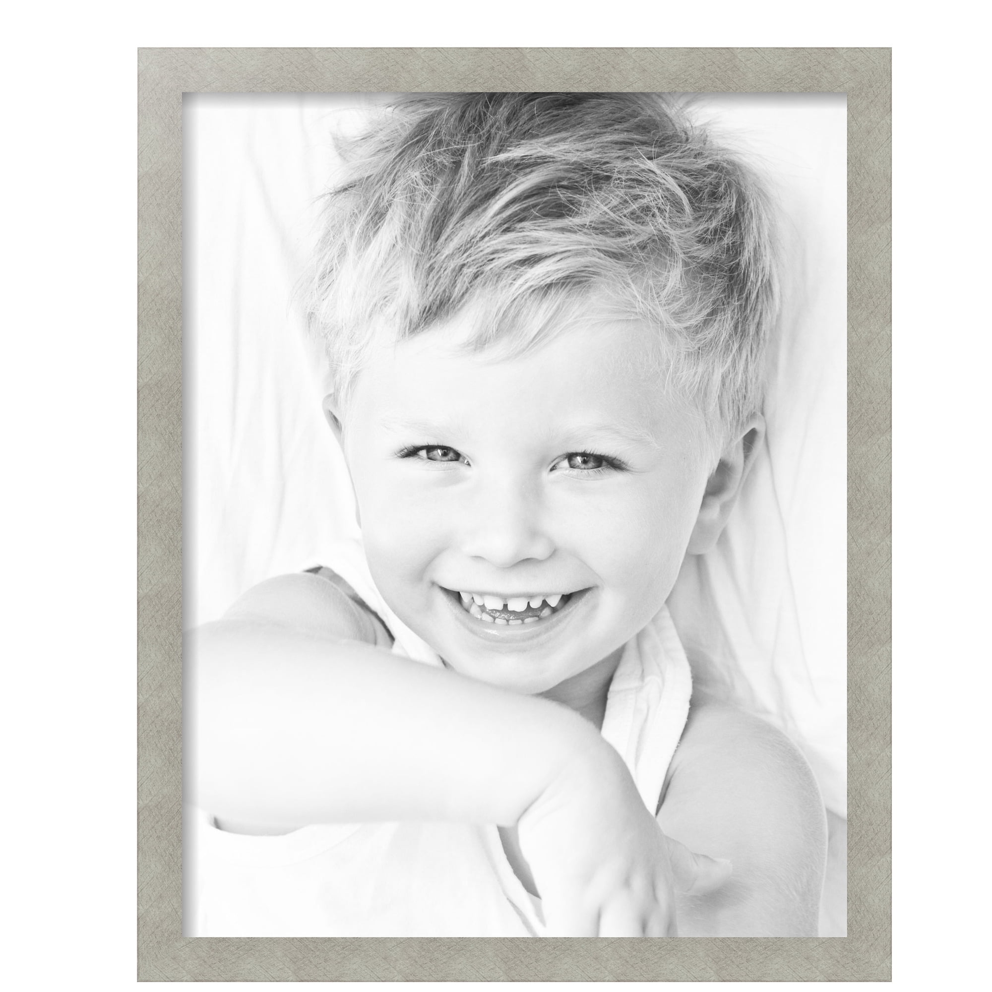 ArtToFrames 19" x 24" Classic Silver Picture Frame, 19x24 inch Gray MDF Poster Frame (WOM-4499), 3 Pack