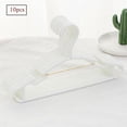 thumbnail image 1 of 48 piezas de perchas para niños, perchas para niños, perchas para ropa de bebé Amateco, perchas de plástico, perchas de almacenamiento para guardarropa, ropa de armario, longitud de 27 cm en blanco Ormromra LL-2263, 1 of 4
