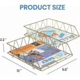 thumbnail image 3 of 2024 Stackable Letter Tray, 2 Tier Metal Paper Tray For Desk, Durable Desk Organizer, Desk Accessori, 3 of 5