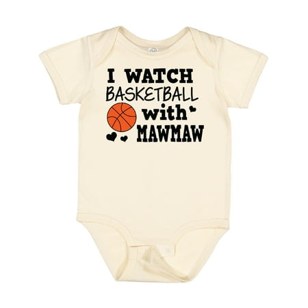 

Inktastic I Watch Basketball with Mawmaw Gift Baby Boy Bodysuit