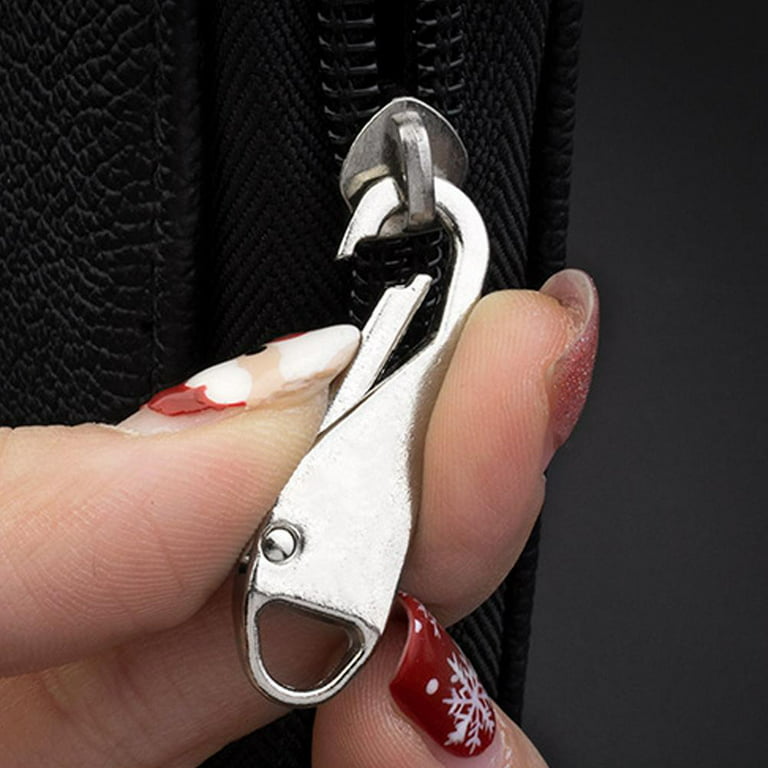 Hunato Zipper Pull Replacement Metal Zipper Detachable Zipper Pulls for  Clothing Jackets Backpacks A4C7 