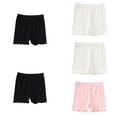 thumbnail image 2 of SILVERCELL Teens Little Girls Cotton Shorts Bike Shorts Dance Gymnastics Yoga Shorts Safety Active Under Dress Shorts, 5 Pack, 3-14 Years, 2 of 8