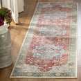 thumbnail image 2 of SAFAVIEH Vintage Persian Rosamund Floral Bordered Polyester Area Rug, Red/Blue, 3' x 5', 2 of 8