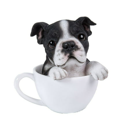 UPC 726549120312 product image for Boston Terrier Teacup Pet Pals Puppy Collectible Figurine 5.75 Inches | upcitemdb.com