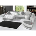 thumbnail image 2 of Miami Contemporary Leather Sectional Sofa Set - White / Red, 2 of 2