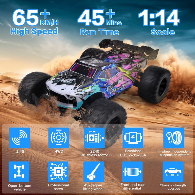 1:14 Scale Brushless High-Speed RC Car 70+ km/h photo 6