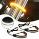 thumbnail image 5 of 2 piezas LED motocicleta intermitentes anillo horquilla tira luz lámpara delantera flexible luz intermitente motocicleta ámbar blanco DRL luz diurna impermeable, 5 of 5