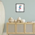 thumbnail image 4 of Stupell Industries Eclectic Seahorse in Beach Hat Black Floating Frame Canvas Art, 18 x 18, by Lanie Loreth, 4 of 8