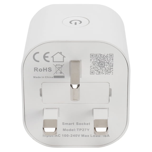 LAFGUR Prise Intelligente WIFI Contrôle Vocal Prise Intelligente Support pour Prise Alexa UK 1 HG