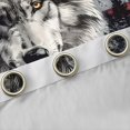 thumbnail image 4 of Castle Fairy Kids Teens Adults Wildlife Wolf Blackout Curtains Set of 2 (52x84 Each),Vintage USA Flag Window Curtains,Jungle Animal Curtains and Drapes,Microfiber Bedroom Decor, 4 of 6