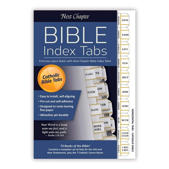 Bible Tabs - Catholic Version - Horizontal