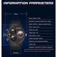 thumbnail image 6 of Explojoy Multifunctional Men's Watch – Digital Interface, Waterproof Build, Celestial Design, 6 of 9