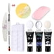 thumbnail image 5 of Kit de Gel UV para Uñas con Lámpara LED, Incluye 3 Geles de 15ml, Tips Postizos, Pincel y Accesorios para Principiantes, Ideal para Uñas Naturales y Extensión, Secado Rápido y No Tóxico, Colores 01#,, 5 of 6