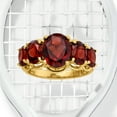 thumbnail image 5 of Ross-Simons 4.50 ct. t.w. Garnet 5-Stone Ring in 18kt Gold Over Sterling, Women's, Adult, 5 of 7
