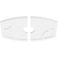 thumbnail image 2 of 30"W x 20"H x 5"ID x 16 1/4"C x 1"P Kailey Architectural Grade PVC Contemporary Ceiling Medallion, Two Piece, 2 of 11