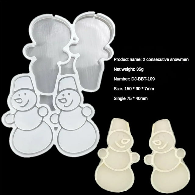 Hollow Heart Shape Silicone Lollipop Molds Easter Bunny Rabbit Snowmen Chocolate Candy Cheese Mould Cake Decorating Tools