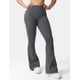 thumbnail image 3 of Leggins YEOREO Brittany Flare con bolsillos para mujer, color carbón, 3 of 6