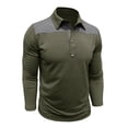 thumbnail image 6 of LONKITO Mens Polo Shirts Long Sleeve Lapel Button Pullover Shirts for Casual Business Work, 6 of 7