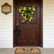 thumbnail image 4 of Butterflys Yello W Roses Artificial Flower Wreath With Metal Frame Rustics Spring Summer Door Hanger For Front Door Porch Wall Window, 4 of 6
