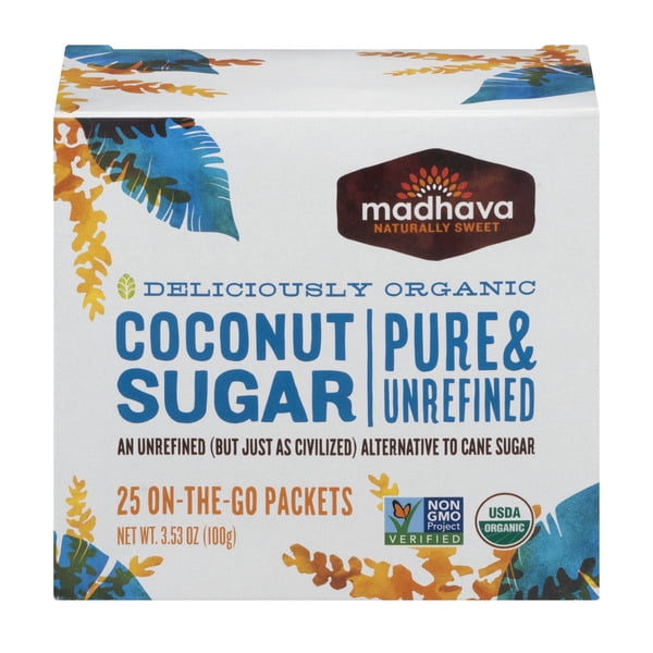 Madhava Organic Coconut Sugar Packets, 25 ct.