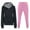 09# Pink, variant on Two Piece Outfit Women Long Sleeve Pullover Tops and Drawstring Pants Tracksuit Lounge Sets Ladies Plain Sport Activewear Lounge Wear Oversize Casual Suits