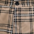 thumbnail image 4 of Xdegoge Plaid Dress Pants for Men Slim Fit Casual Trousers Flat Front Stretchy Chinos Checkered Vintage Bottoms Business Work Golf Party Classic Street, 4 of 9