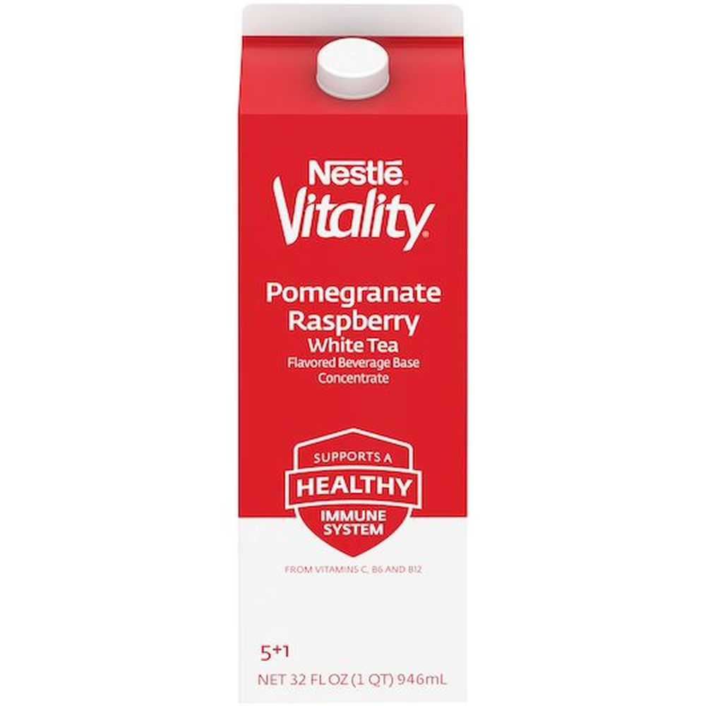 Nestle Vitality Pomegranate Raspberry White Tea Flavored Beverage Base
