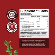 Natures Craft 2000mg Omega 3 Esterified Fish Oil Concentrate Supplement with EPA & DHA, 60 Softgels