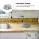 thumbnail image 3 of Cubo de basura, tapa basculante para basura, para baño de mesa, tapa empotrada para basura de mesa, 3 of 5