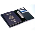 thumbnail image 3 of USA Genuine Leather Passport Cover Travel Document Holder ID Card Wallet, 3 of 10