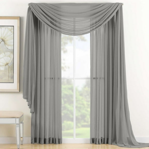 JENIN Solid Sheer Scarf 38 X 216 IN (96 X 548CM)