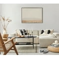 thumbnail image 6 of Kate and Laurel Sylvie California Dreaming Framed Canvas Wall Art by Laura Evans, 31.5x41.5 Gray, Modern Desert Mountain Landscape Art for Wall, 6 of 7