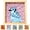 #03-Bluejay, variant on KRONDO DIY Fabric Art Kit, No-Sew Craft with Wooden Frame & Tucking Tool for Wall Decor & Relaxing Hobby