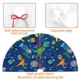 thumbnail image 4 of Yiaed Dinosaur In Space Print Christmas Tree Skirt , Tree SkirtsTree Mat for Christmas Winter Holiday Indoor Decorations-48", 4 of 7