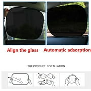 Car Curtains Sun Glare Protector Side Window Clings Back Seat Baby M