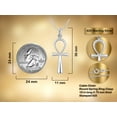 thumbnail image 3 of Eternity Egyptian ANKH Cross .925 Sterling Silver Pendant Necklace, 3 of 8